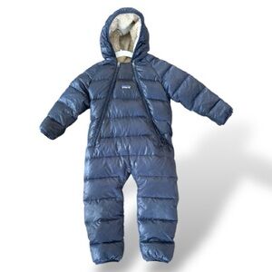Patagonia 18–24M Down Bunting Snowsuit Navy Blue
